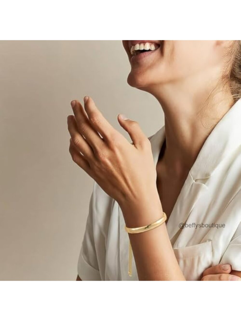 Gold Plated Adjustable Bolo Bracelet for Women Trendy Dainty Tennis Beaded